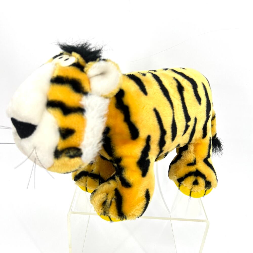 Squeezems Plush Tiger Vintage 1987 Korea Fundamental Zoo **No Sound**
